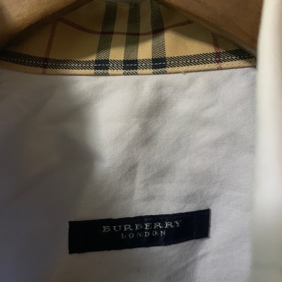 Burberry - Light Blue Long Sleeve Button Shirt - Picture 4 of 6